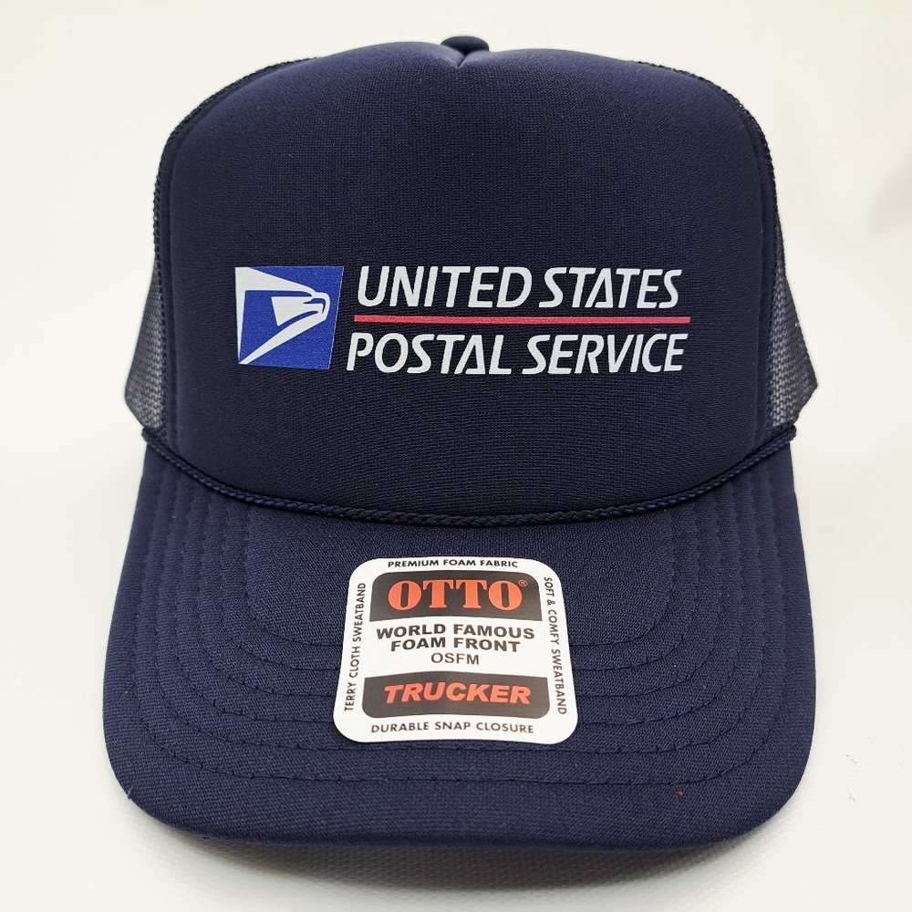 Postal Carrier Postman Post Office Hat Cap Vintage Fosm Trucker Mesh Snapback…